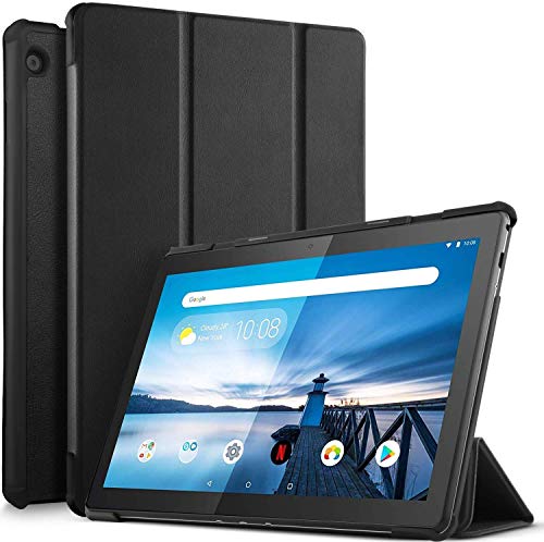 Image of Lenovo Tab M10 HD Tablet (10.1-inch, 2GB, 32GB, Wi-Fi + 4G LTE, Volte Calling), Slate Black + Cover