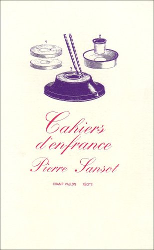 Cahiers d'enfrance Cahiers d'enfrance
