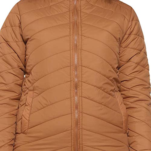 Image of PINACOLADA Women's Puffer Regular Fit Bomber Jacket For Winter Wear | Standing Collar | Full Sleeve | Zipper | Casual Jacket For Woman & Girl | Western Stylish Jacket For Women