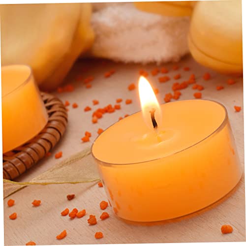 Kit para hacer velas con mechas y portavelas de plástico miniatura 5