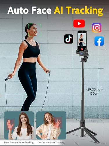 Trípode de seguimiento facial automático para evitar tomas descentradas en vídeos 3