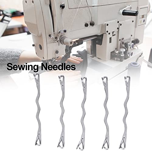 Doppelendhäkelnadel Strickmaschine,Knitting Machine Needles,Strickreparaturhaken,Stricknadeln,Nähnadeln,5 Stück Reparaturnadeln,Doppelseitiges Edelstahl-Haushaltsnäh-Strickwerkzeug-Zubehör