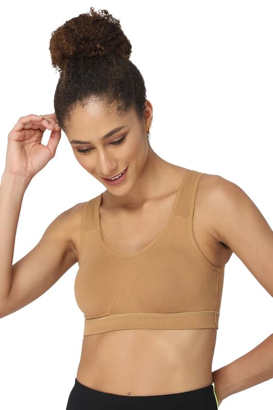 intimacy lingerie Intimacy Active Sports Bra for Women Medium Coverage, Non-Wired, Non-Padded, Seamless, Stretchable Comfortable Support Activewear for Women-picture-10