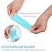 Heclia 12PCS Silicone Bottle Covers Leak Proofing Bottle Cover Toiletry Sleeves Travel Size Container Sleeves Vacation Essentials Colorful Airplane Travels Accessories for Shampoo Wash Body Bottles