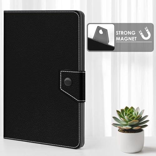 DETUOSI Universal 7.0 inch Tablet Case, 7 inch Android Tablet Cover, Travel Portable Protective Folio PU Leather Stand Shell Case for All Kinds of 7.0-7.9 inch (Black, 7.0-7.9 inch)