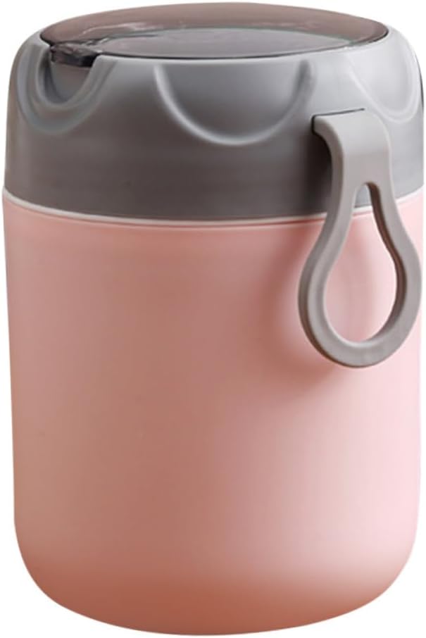 Microwave Safe Thermal Soup Cup, Portable Breakfast Container with Lid