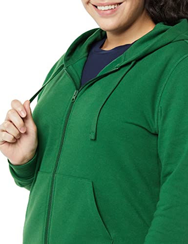 Image of Amazon Essentials Women's Midweight Fleece Full-Zip Hoodie with Drawstring (Available in Plus Size)