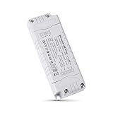 REYLAX 12V 20W Dimmable LED Driver 1.67A, 100-130V to 12V Constant Voltage Transformer for 12 Volt LED Strip Lights, Compatible with Lutron Leviton Dimmer-Triac & 0-10V &1-10V&PWM