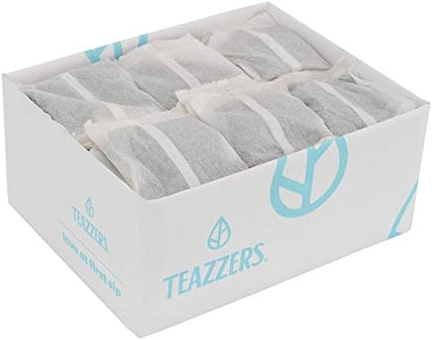 Teazzers Premium All-Natural Green Tea Bags, Large 1-Gallon Iced Tea Brew, Commercial Size Tea Filters, Bulk 96 Pack, 1 oz. Great for Foodservice Ice Tea Brewers, Unsweetened