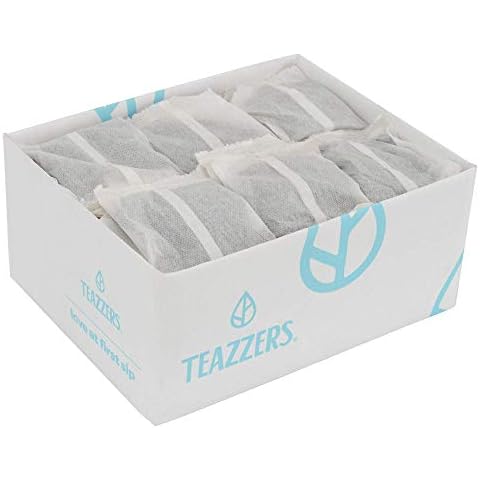 Teazzers Premium All-Natural Green Tea Bags, Large 1-Gallon Iced Tea Brew, Commercial Size Tea Filters, Bulk 96 Pack, 1 oz. Great for Foodservice Ice Tea Brewers, Unsweetened Cover