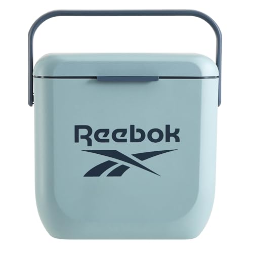 Reebok 8L Hard Cooler,Officially Licensed Portable Cooler Ice Chest with Handle, Holds 12 Cans, 12-Hour Ice Retention,Light Blue by Reebok - Image 2