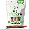 Nature gnaws bully sticks for dogs 11 12 8oz mixed thickness long lasting for aggressive chewers and large dogs natural beef dog chew bones  urban country home decor