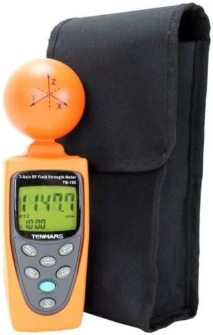 Tenmars TM-195 3 Axis RF Field Strength Meter EMF Meter Electrosmog Microwave Tester 3.5Ghz by Tenmars TM-195