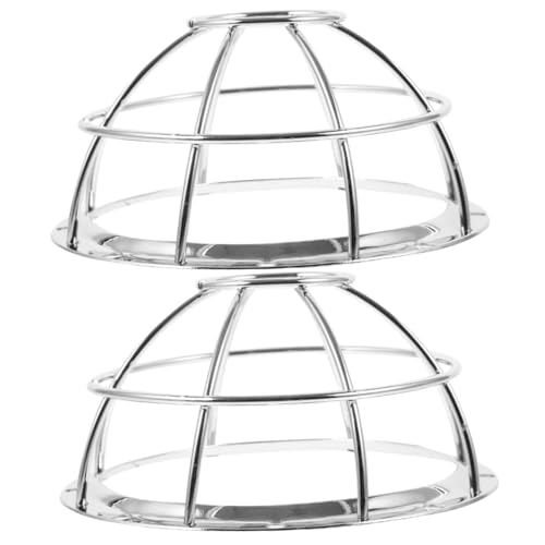 Protector inoxidable de rociadores KOMBIUDA, 2 piezas para garajes y restaurantes 2