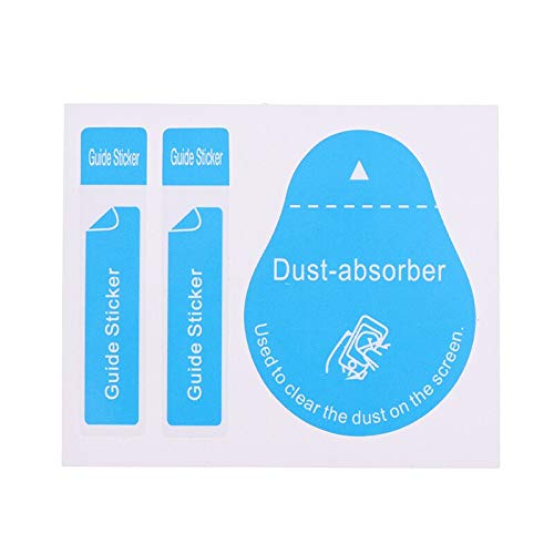 50Pcs LCD LED Digitizer Dust Removal Finger Print Removal Cleaning Stickers Cloths for Samsung Galaxy iPhone iPad Tablet Touch Screen Assembly Screen All Phones 3 in 1 Dust-Absorber Guide Sticker