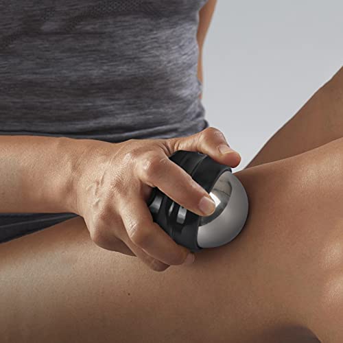Fyy Manual Massage Ball, Handheld Massage Roller Ball Gel Core Massage Ball, Physical Therapy Tool For Myofascial Release Muscles Pain Relief Deep Tissue Massage Black #TOP4