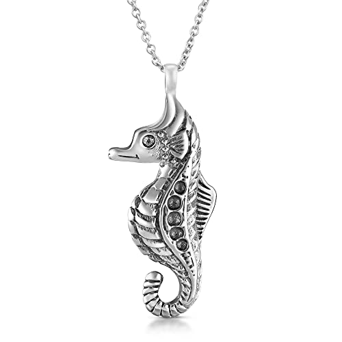 AeraVida Coast Lover Seahorse Necklace