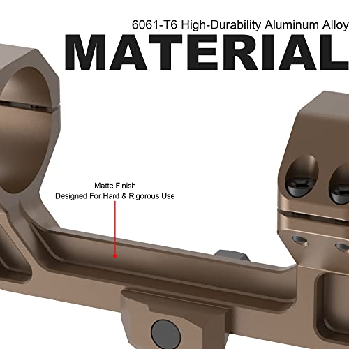 Victoptics S6 1-6X24 Lpvo Rifle Scope With Red & Green Illumination, Zero Reset & Turret Lock, And 30Mm Extended Picatinny Mount For Hunting, Shooting, And Airsoft #TOP7