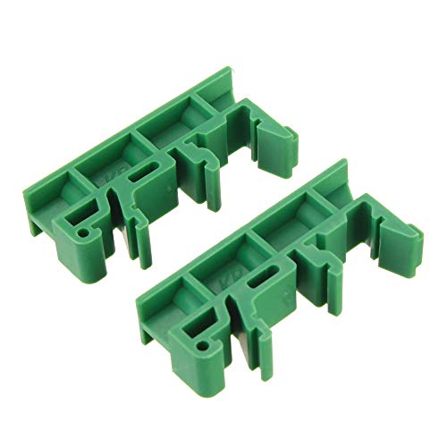 Comidox Set of 5 PCB Din C45 Rail Adapter Circuit Board Mounting Bracket Holder Carrier 35mm - Thumbnail 4