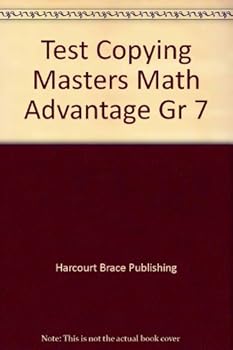 Paperback Test Copying Masters Math Advantage Gr 7 Book