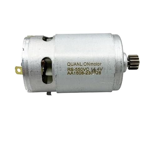 CQMLWSDNW GRS-550VC Power Electronic Starter DC10.8V/ 12V/ 14.4V/ 16.8V/ 18V/ 21V/ 25V High Speed Large Torque with 14 Teeth for Drills (DC 12V)