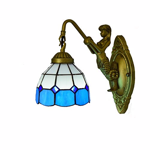 Applique vitrail bleu pour sublimer un couloir sombre ou un salon moderne