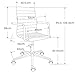 Amazon Brand - Movian Dubna - Silla de escritorio, 58 x 45...