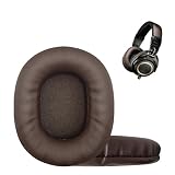 Earpads for Audio Technica M50X / M40X / M30X and More ATH Headphone Models, by UOWGA Thick and Soft Earpads for Longer Listening Brown