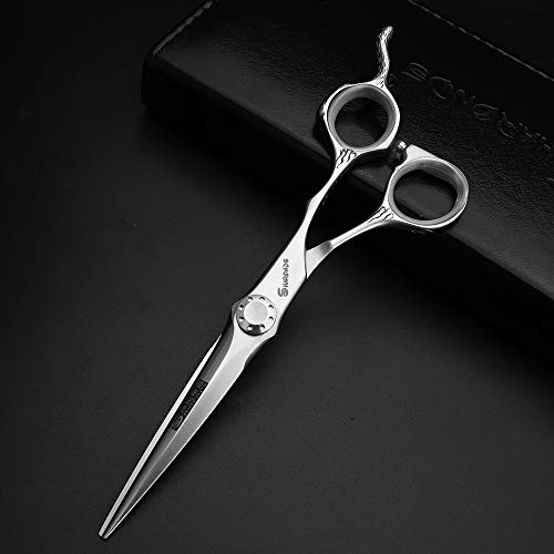 Ciseaux de coiffure argent de 15,2 cm pour coupe de cheveux et pointes abîmées - 3