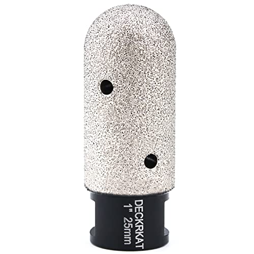 Diamond Finger Milling Bits Ball End, 1 Inch 25Mm Dia Dry Core Drill Bit With 5/8-11 Thread For Enlarging And Shaping Holes In Porcelain Tile Ceramic Marble Stone Granite Counter Sink #TOP3