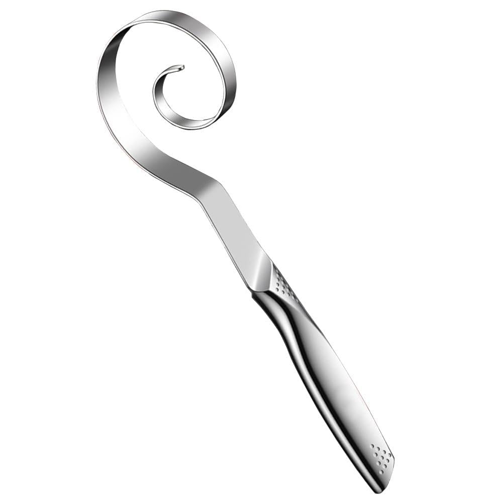 Sirxlevcy Danish Dough Whisk - Stainless Steel Seamless Wisking Tool For Sourdough Bread Baking, Pizza, Pastry, Cake Batter