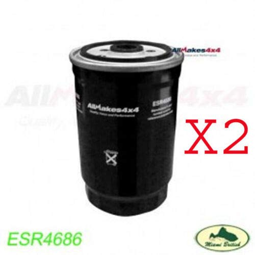 DIESEL FUEL FILTER X2 DISCOVERY II DEFENDER Td5 ESR4686 ALLMAKES4x4