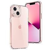 SYNCWIRE Schutzhülle für iPhone 13, transparent, hart & kristallklar, Schutzhülle aus widerstandsfähigem Polycarbonat, Schutzhülle aus TPU, vergilbungsfrei und stoßfest [Transparent – 6,1 Zoll]