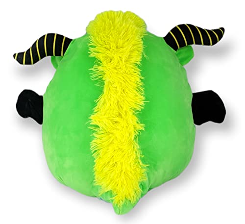Squishmallows Kellytoy 12 Inch (30Cm) - Exclusive Neon Blacklight Collection - Bethuna The Neon Green Mystical Dragon With Fangs #TOP1