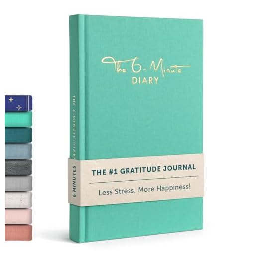 UrBestSelf 6-Minuten Diario de Gratitud (Inglés) - Más Bienestar y Autoconocimiento + Diario Personal - Mindfulness, Meditación, Journaling Notebook para Adultos 2026