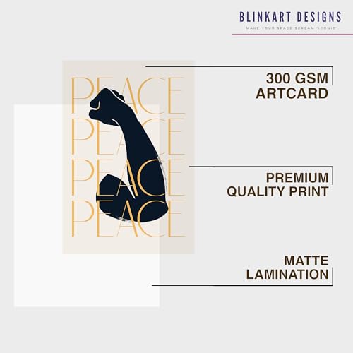 Image of BLINKART Trendy Abstract Wall Art Painting Print Design | Aesthetic Wall Decor Photo Artwork Frame Decoration Hanging For Home Bedroom Living Room Office Wall Decor | T068 | 13x10 Inches