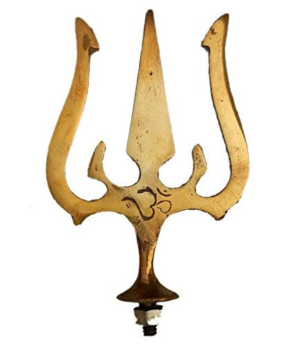 BICYCLISM Brass Trishul for Front Mudguard Royal Enfield Classic Chrome