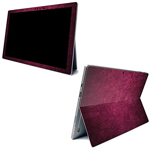 Image of MightySkins Carbon Fiber Skin for Microsoft Surface Pro 7 - Pink Gravel | Textured Carbon Fiber Finish | Easy to Apply, Remove, and Change Styles | Made in The USA