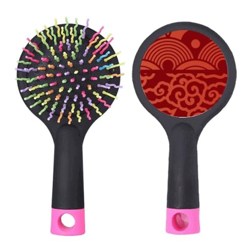 Brosse à cheveux démêlante anti-casse à coussin d'air pour cheveux épais et fins