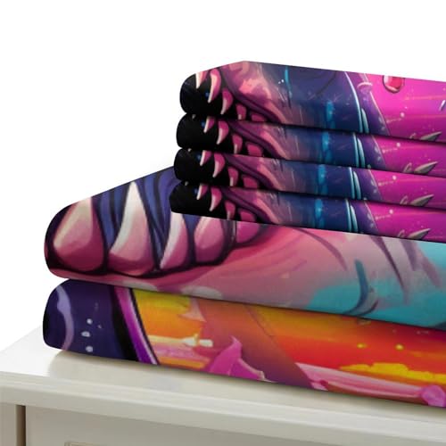 Housse de literie haute qualité requin avec fermeture éclair durable - 6