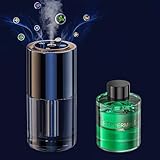 Smart Car Air Freshener, Car Diffuser, 150ML/Bottle Essential Oil Diffuser Last 5 Months, 3 Mode Adjustable Auto On/Off (Peppermint)