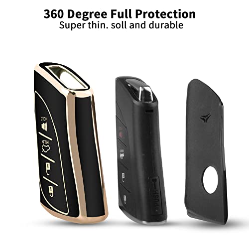 Mild East For Lexus Key Fob Cover Fit For 4 Buttons Tpu Full Cover For Lexus Es350 Es300H Ux200 Ls500 Ls500H Lc500 Lc500H #TOP5