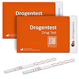 self-diagnostics Test Alcol EtG - 2 Strisce Urine - Controllo dell'Etilglucuronide - Test Casa...