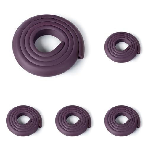 Image of LuvLap Baby Proofing Edge Corner Guards, Extra Thick 2 Meter, Furniture Corner Cushion for Child Safety, 3M Adhesive Tape, Corner Protector for Baby, Edge Guard Strips, Non Toxic, BPA Free, Brown