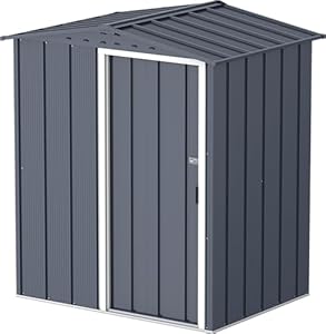 Duramax ECO 5 x 4 Metall Gerätehaus Anthrazit Schuppen