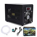 ►【Installation facile】Le refroidisseur d'aquarium est équipé d'un tuyau d'eau de 2,1 m/82,7 pouces de long, connectez la pompe à eau en série entre le distributeur d'eau et l'aquarium, adapté aux aquariums domestiques courants, aux réservoirs d'eau douce, aux réservoirs d'eau de mer, aux aquariums.