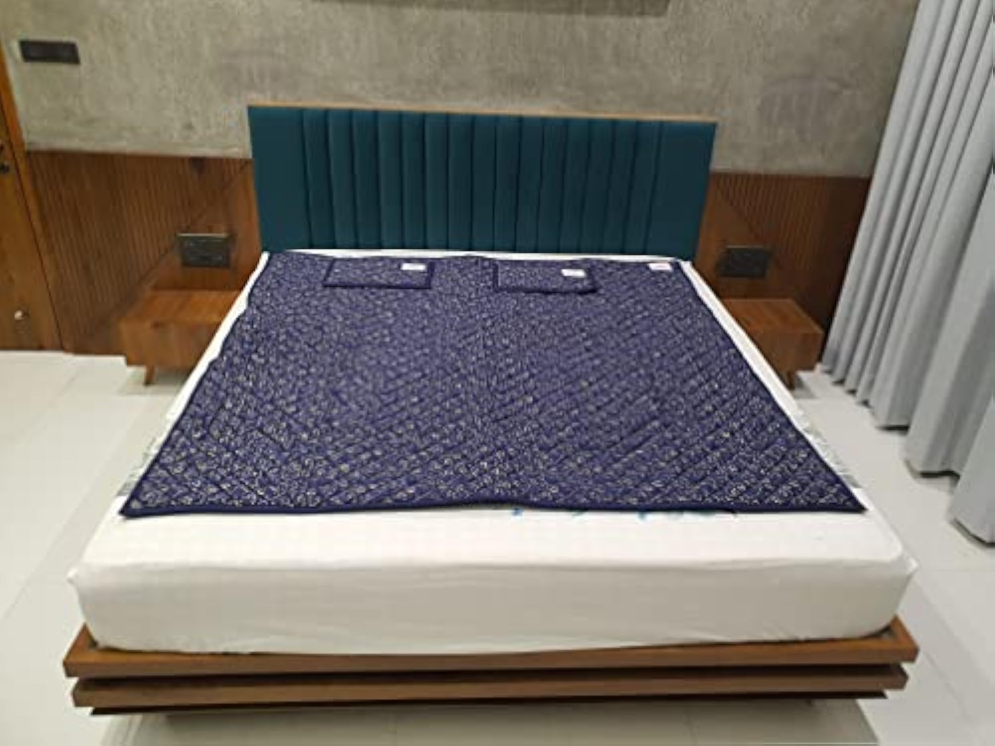 Bio Energy Magnetic Field Sleeping Therapy Mattress Protector with 2 Pillow Pad