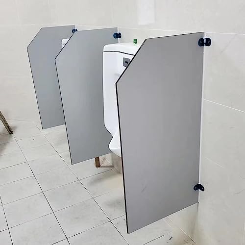 Urinal Screen Toilet Partition, Men's Toilet Urinal Partition,Wall-Mounted Urinal Privacy Screen Hotel Bathroom Partition, for Sools/Shopping Malls/Public Places (Color : 1Pcs)