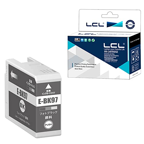 Amazon.co.jp: LCL エプソン用 ICBK97 顔料 残量表示付き (1パック