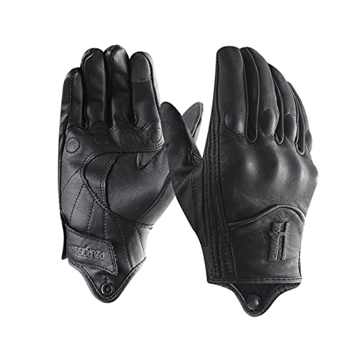 Harssidanzar Women's Touchscreen Racing Gloves